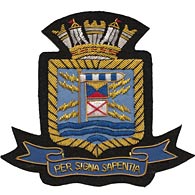 Royal Navy Signal Communications Wire Blazer Badge